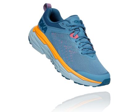 Hoka One One Challenger ATR 6 - Tenis Corrida Largos Mulher Azuis | PT-r5LSP2F